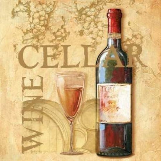 Wine Cellar Sqaure Poster Print by Gregory Gorham-VARPDXGOR360 Image 1