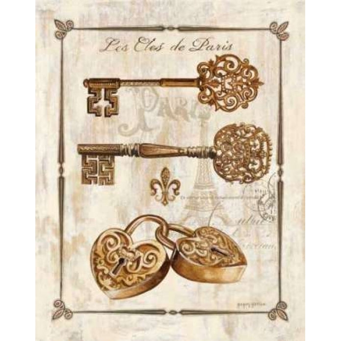 Keys to Paris I Poster Print by Gregory Gorham-VARPDXGOR382 Image 1