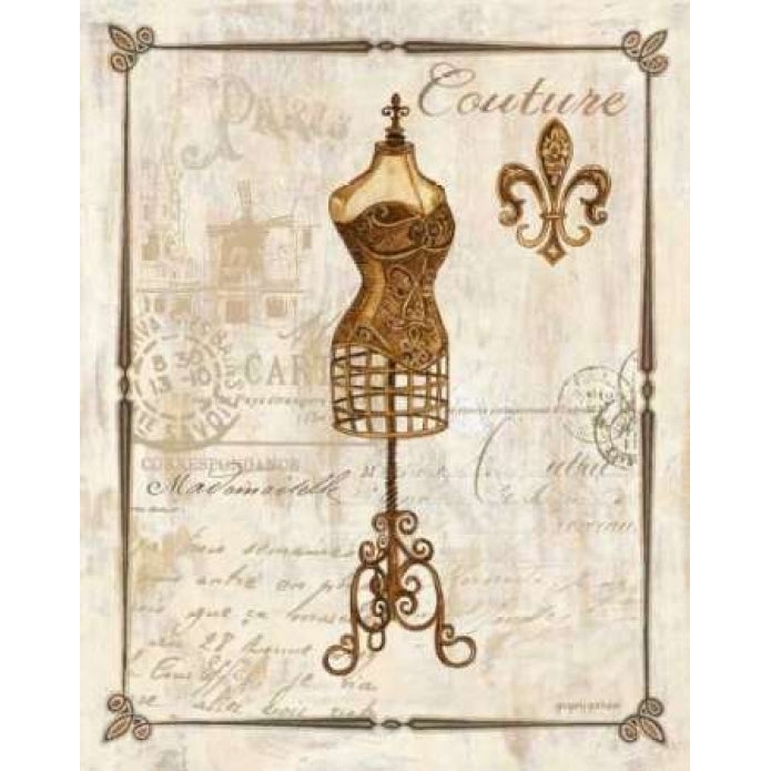 Paris Dress Form Poster Print by Gregory Gorham-VARPDXGOR391 Image 2