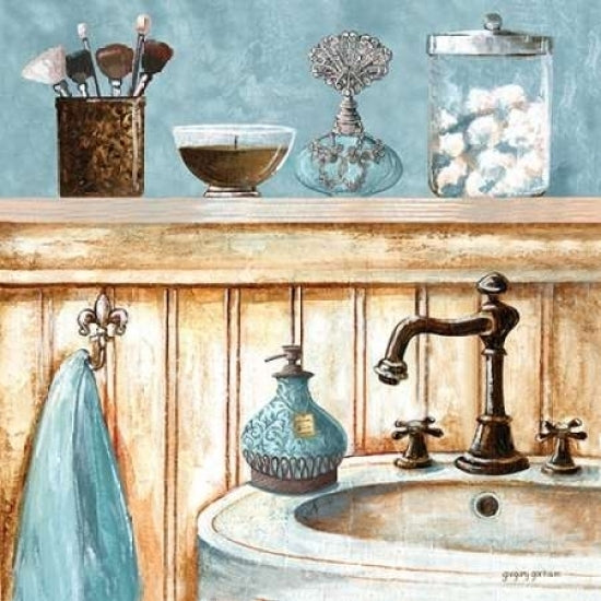 Blue Bath I Poster Print by Gregory Gorham-VARPDXGOR428 Image 2