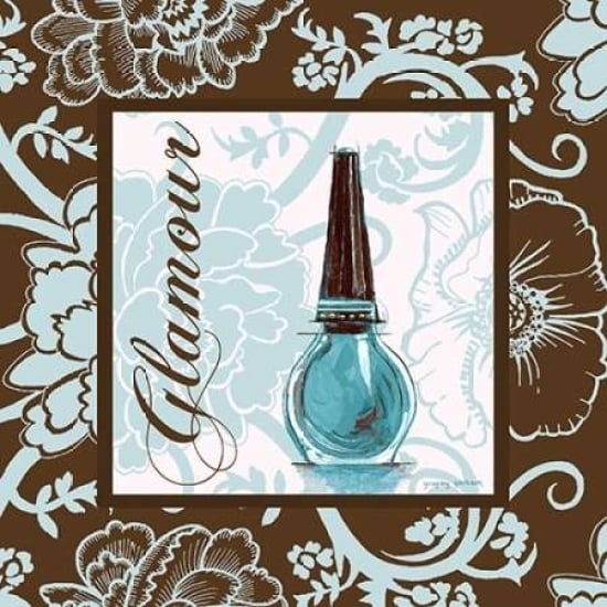 Fashion Blue Glamour Poster Print by Gregory Gorham-VARPDXGOR560 Image 2