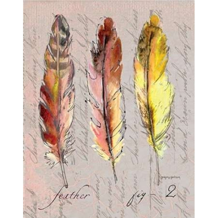 Three Feathers II Poster Print by Gregory Gorham-VARPDXGOR549 Image 2