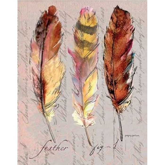 Three Feathers I Poster Print by Gregory Gorham-VARPDXGOR548 Image 2