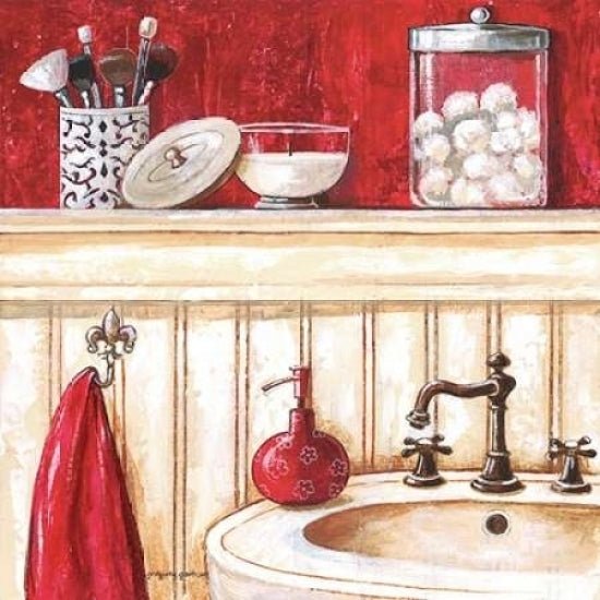 Red Bath II Poster Print by Gregory Gorham-VARPDXGOR575 Image 1