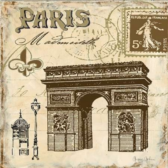 Paris Collage Sq II Poster Print by Gregory Gorham-VARPDXGOR579 Image 2