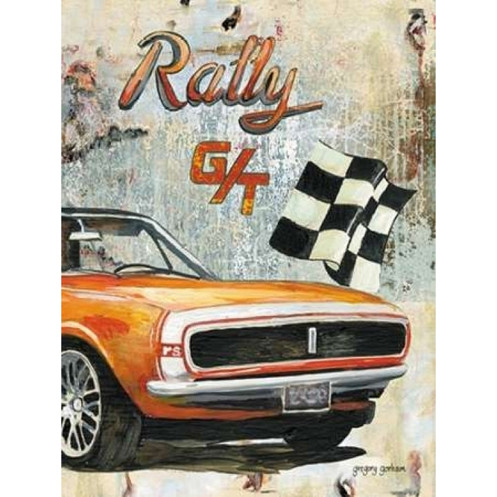 Rally Car Poster Print by Gregory Gorham-VARPDXGOR589 Image 1