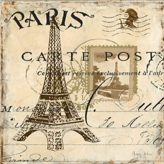 Paris Collage Sq I Poster Print by Gregory Gorham-VARPDXGOR578 Image 1