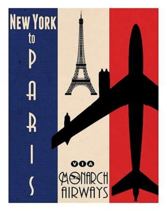 NY to Paris Poster Print by Jason Giacopelli-VARPDXGPL108 Image 1