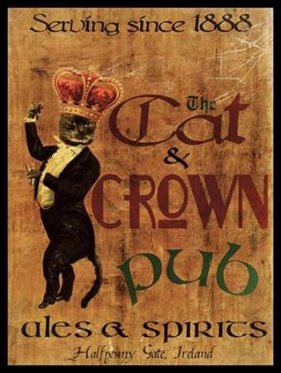 Cat and Crown Pub Poster Print by Jason Giacopelli-VARPDXGPL113 Image 1