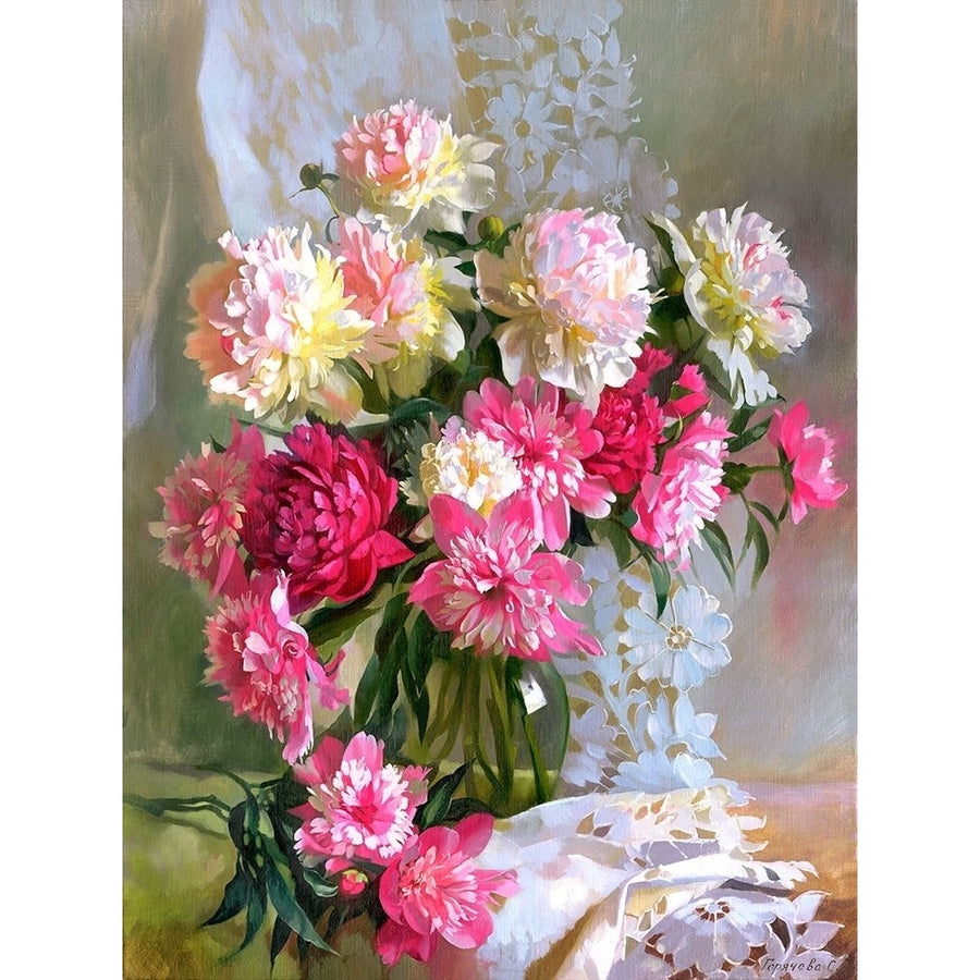 Peonies Poster Print by Svetlana Goryacheva-VARPDXGS2 Image 1