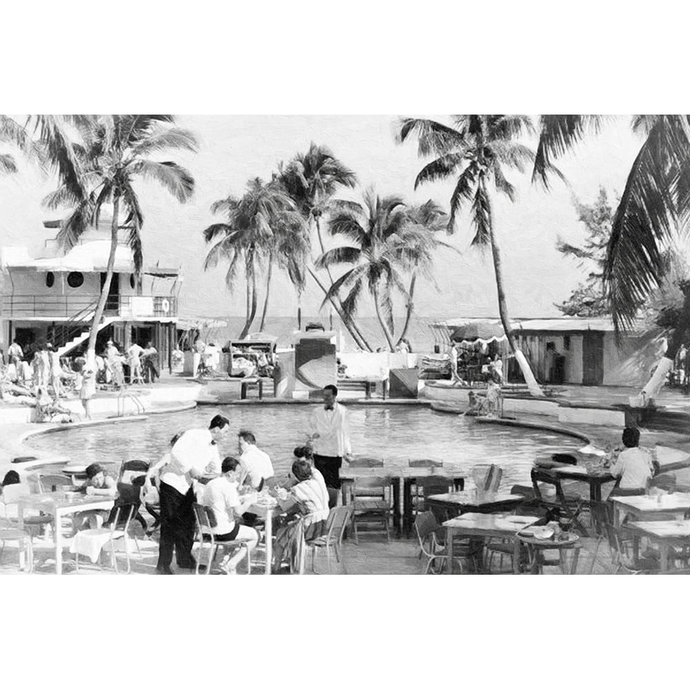 Poolside Cocktails in Miami Poster Print - GST-VARPDXGST1867 Image 1