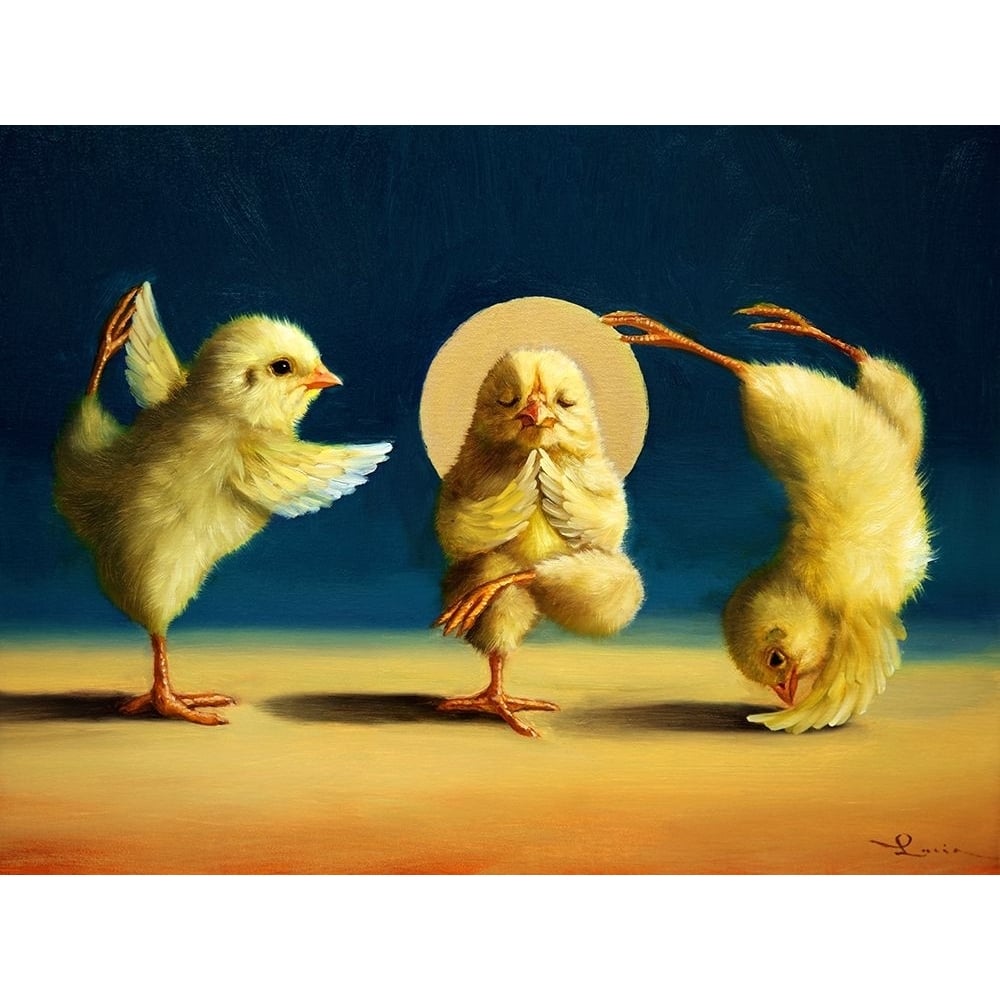 Yoga Chicks Three Poster Print - Lucia Heffernan-VARPDXH1919D Image 1