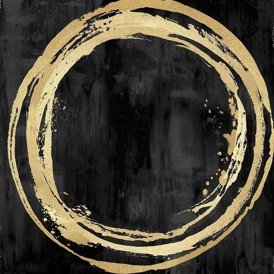 Circle Gold on Black I by Natalie Harris-VARPDXHN117647 Image 1