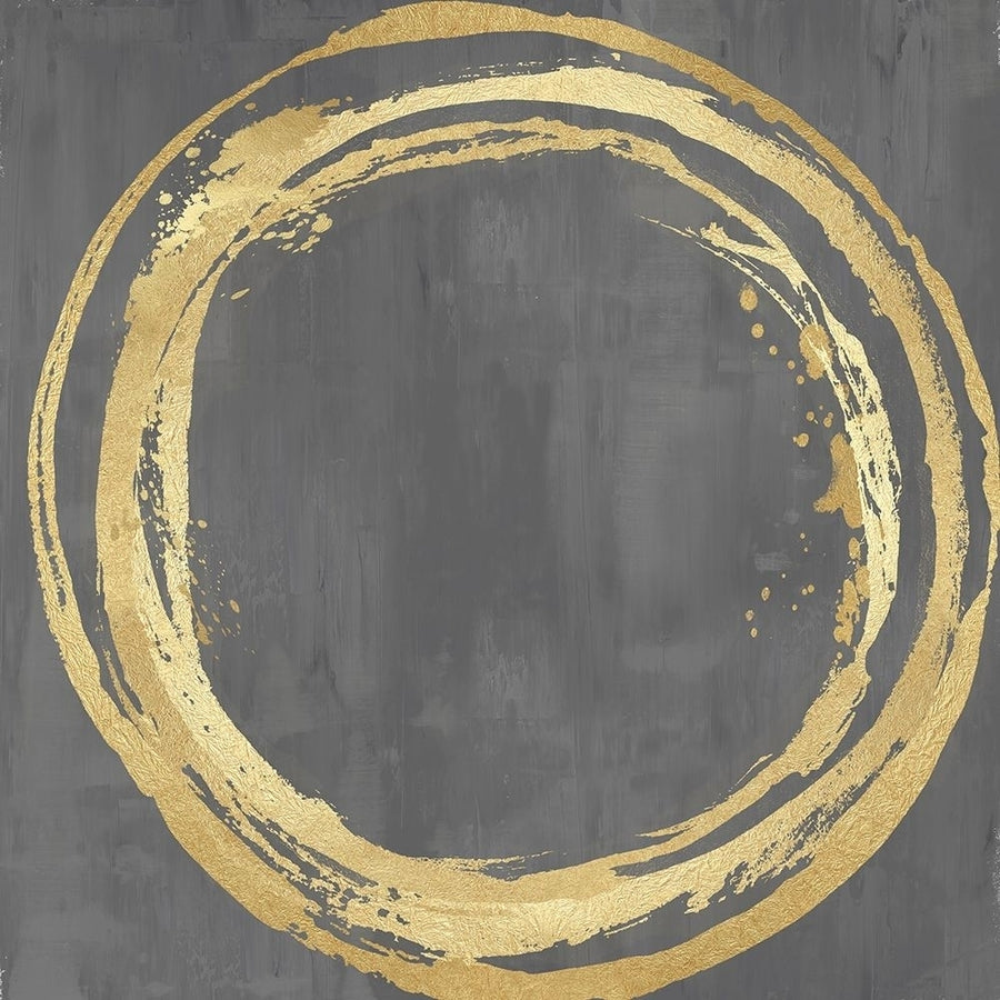 Circle Gold on Gray II by Natalie Harris-VARPDXHN117652 Image 1