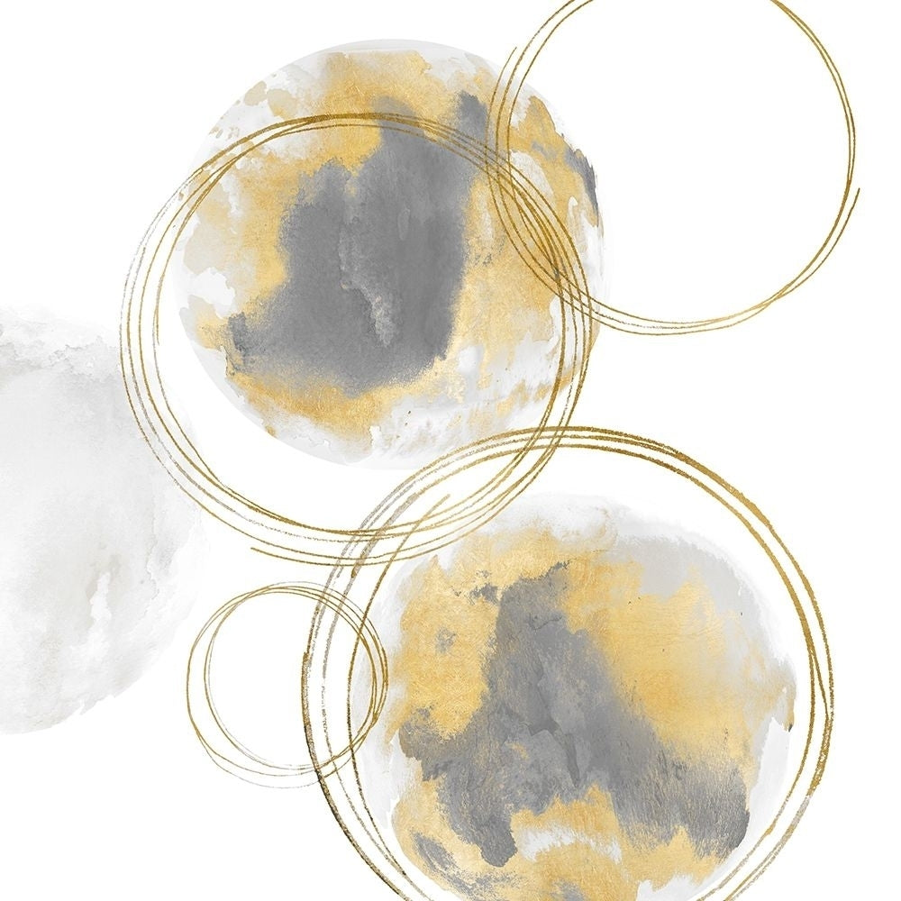 Circular Gray and Gold I by Natalie Harris-VARPDXHN117669 Image 1