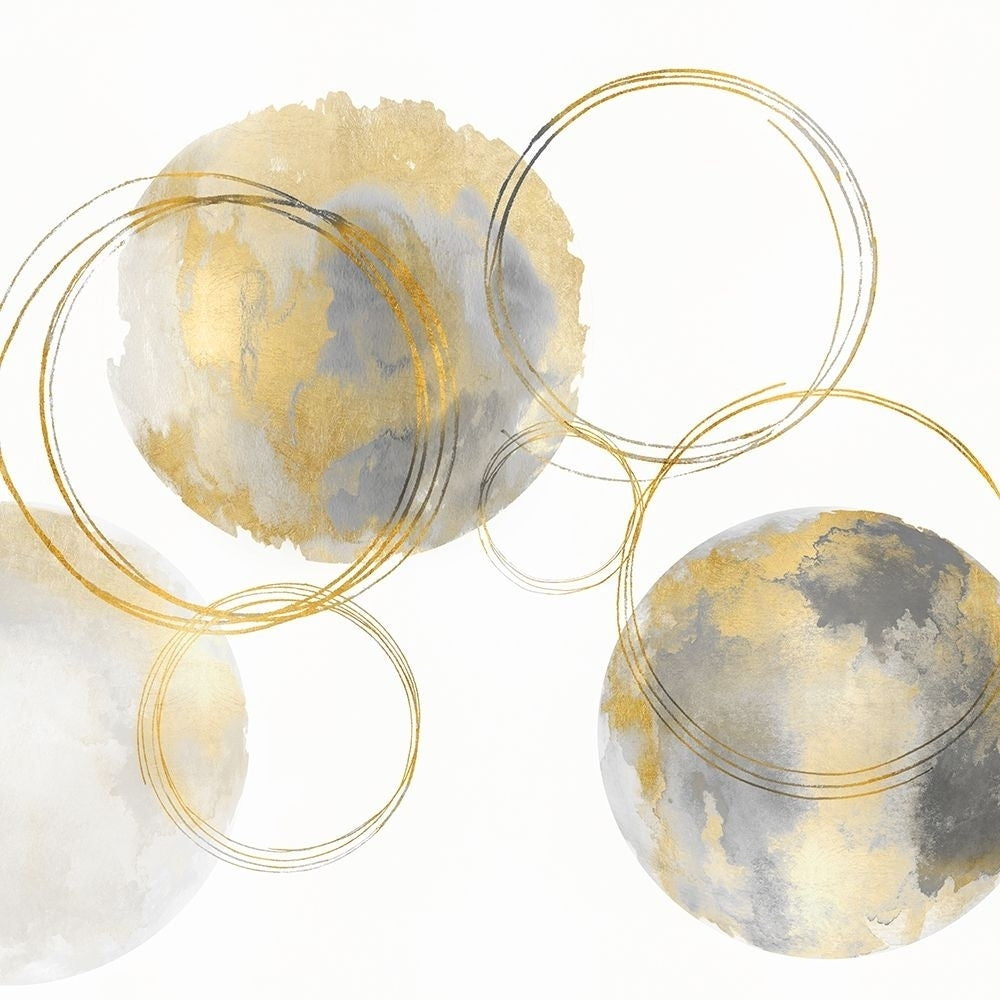 Circular Gray and Gold II by Natalie Harris-VARPDXHN117670 Image 1