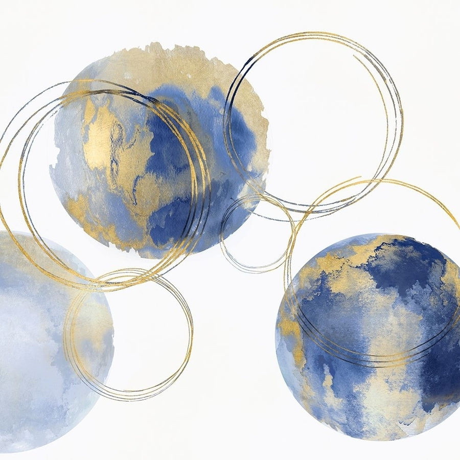 Circular Blue and Gold II by Natalie Harris-VARPDXHN117668 Image 1