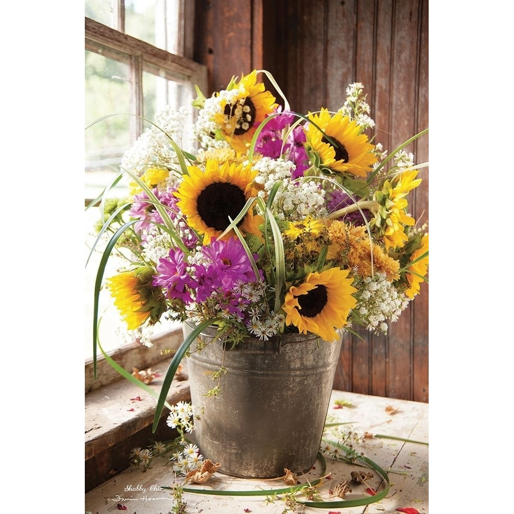 Wildflowers in Bucket Poster Print by Irvin Hoover-VARPDXHOO107 Image 1