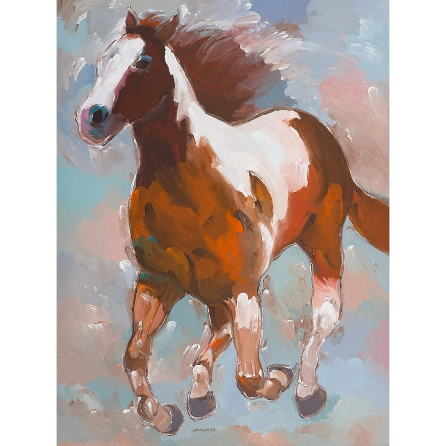 Painted Horse 2 Poster Print - Hooshang Khorasani-VARPDXHOOKHO203971 Image 1