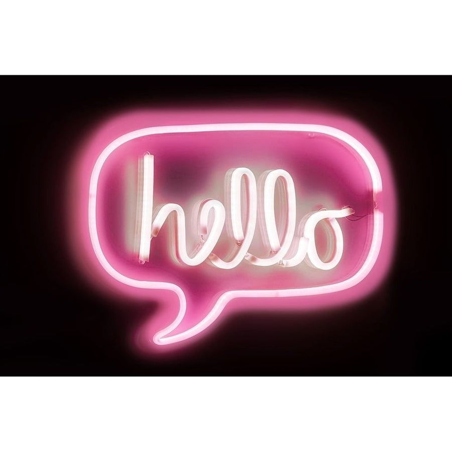 Neon Hello PB Poster Print by Hailey Carr-VARPDXHR116123 Image 1