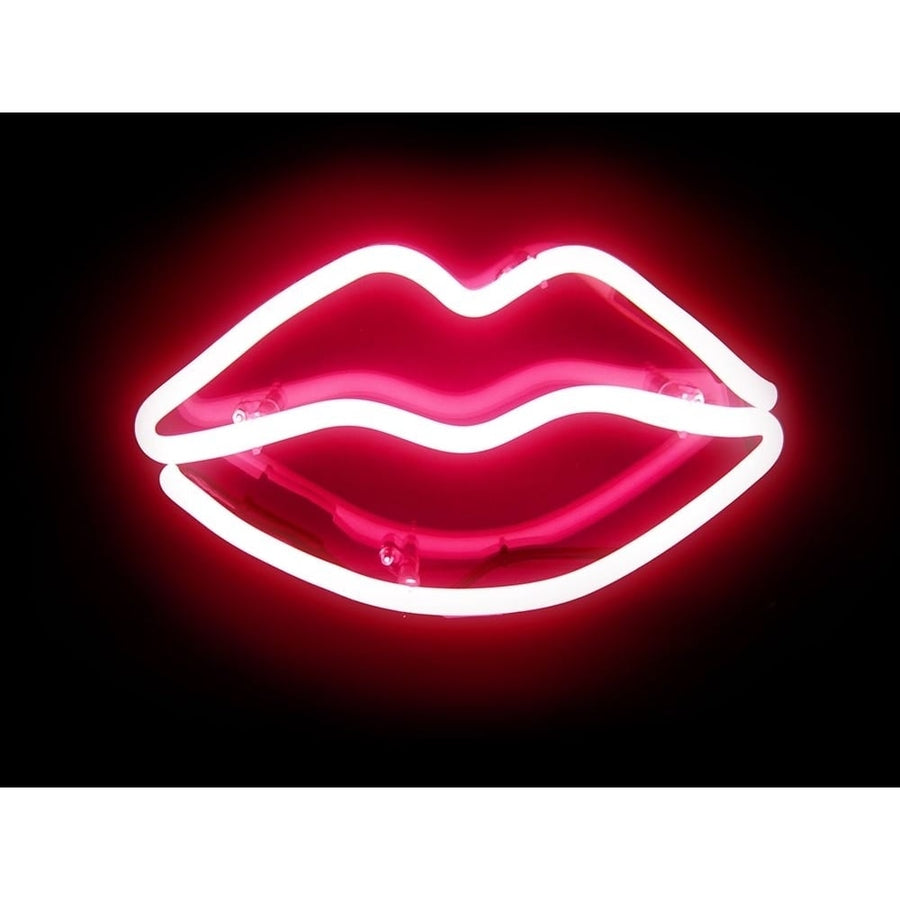 Neon Lips RB Poster Print by Hailey Carr-VARPDXHR116198 Image 1