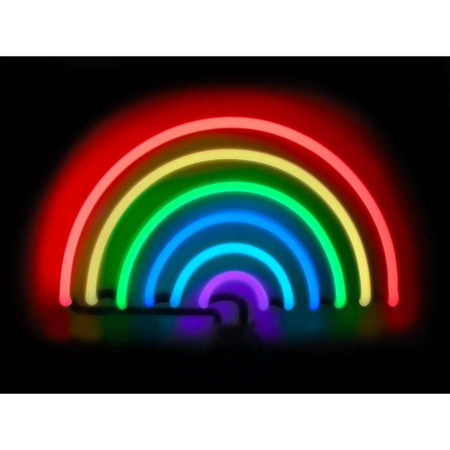 Neon Rainbow Poster Print by Hailey Carr-VARPDXHR116203 Image 1