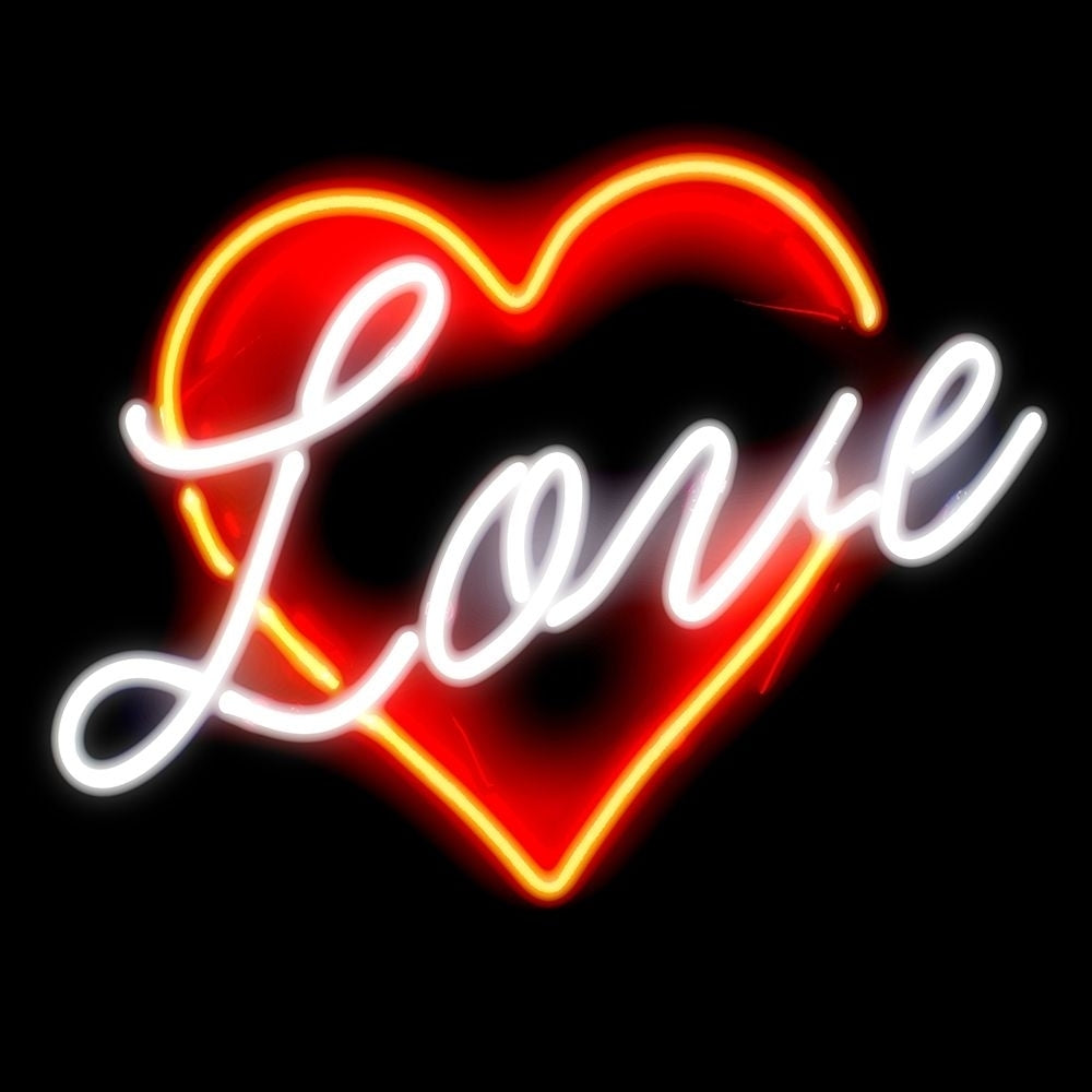 Neon Love RB Poster Print by Hailey Carr-VARPDXHR116195 Image 1