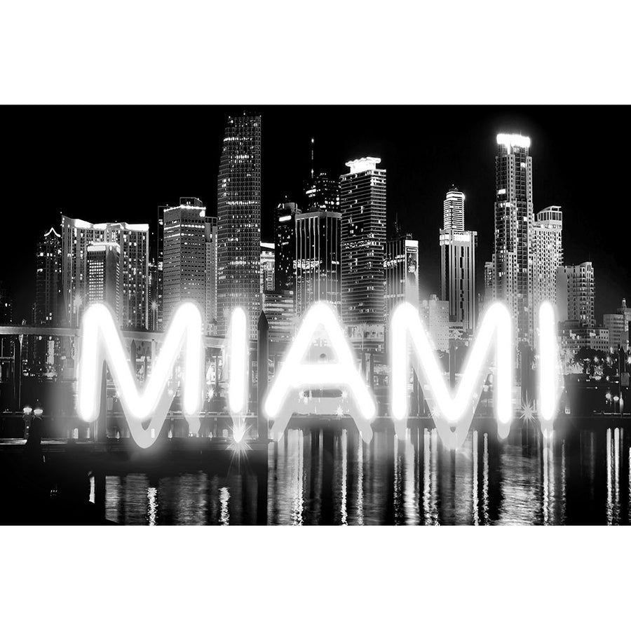 Neon Miami WB Poster Print by Hailey Carr-VARPDXHR116241 Image 1