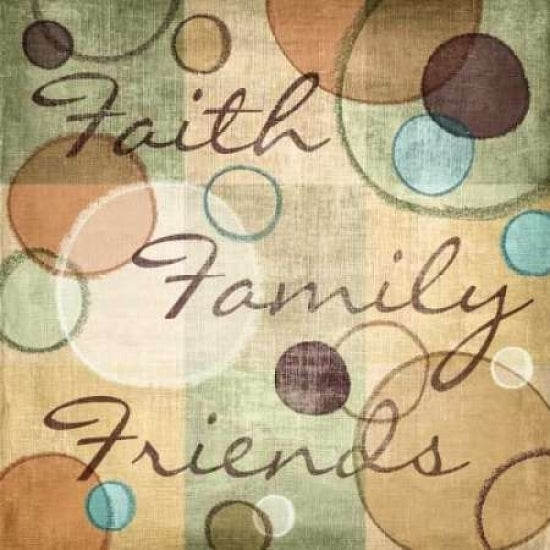 Faith Family Friends Poster Print by N Harbick-VARPDXHRB019 Image 1