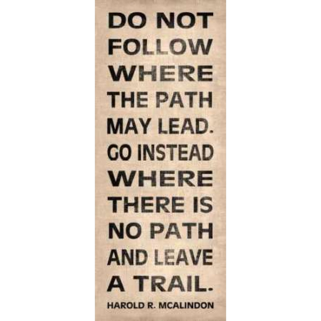 Leave a Trail Poster Print by N Harbick-VARPDXHRB086 Image 2