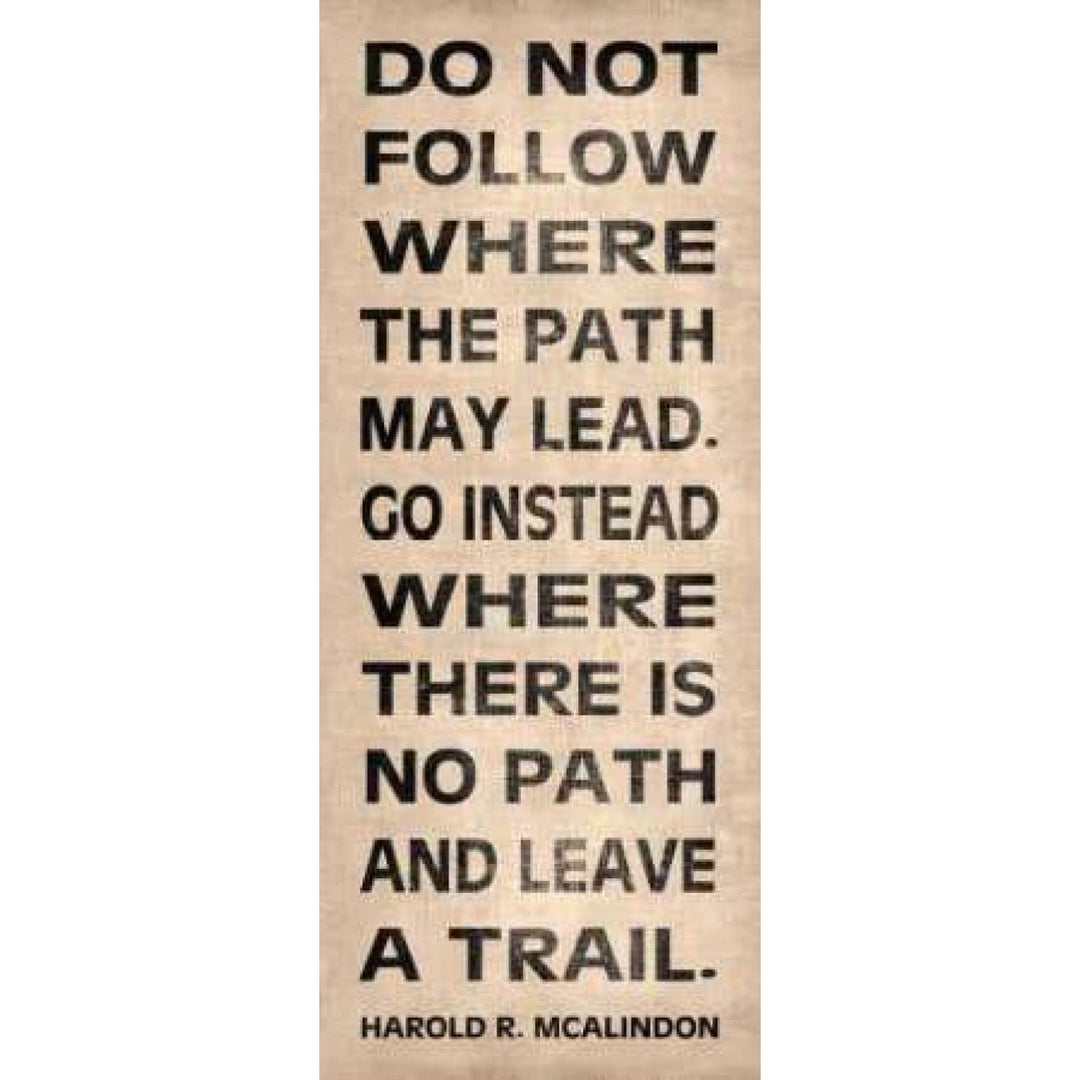 Leave a Trail Poster Print by N Harbick-VARPDXHRB086 Image 1