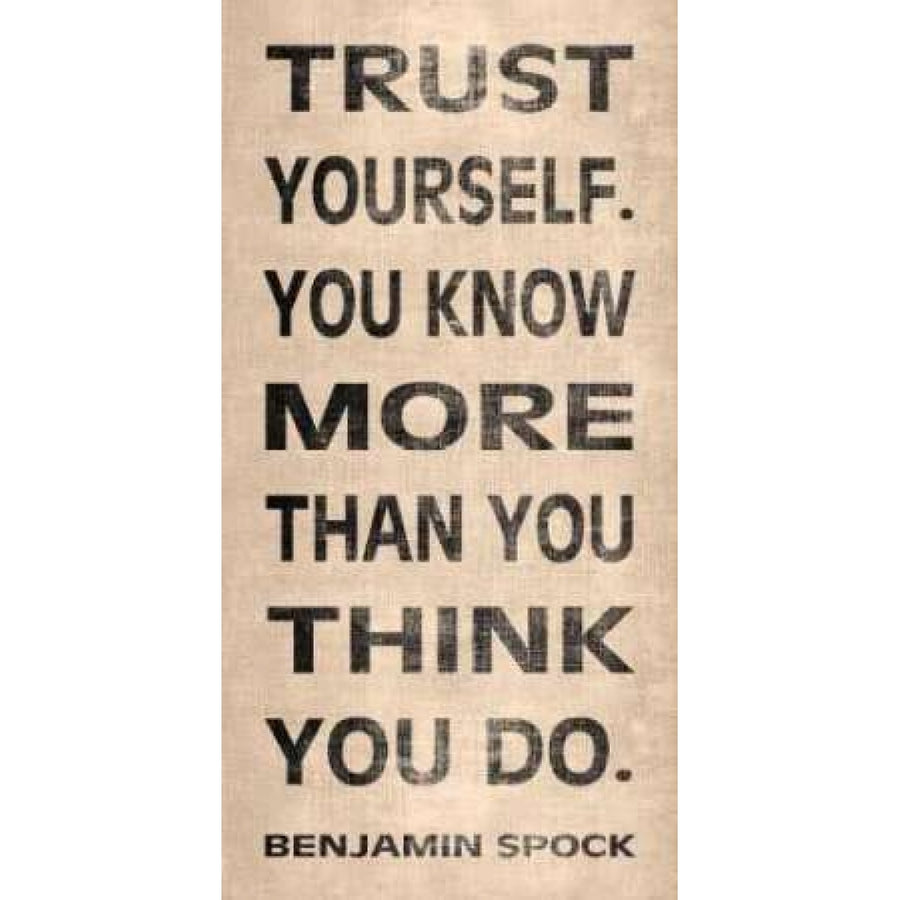 Trust Yourself Poster Print by N Harbick-VARPDXHRB089 Image 1