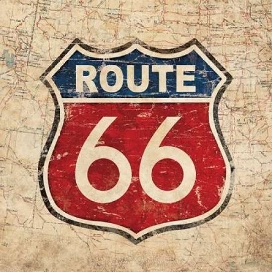 Route 66 II Sq Poster Print by N Harbick-VARPDXHRB211 Image 1