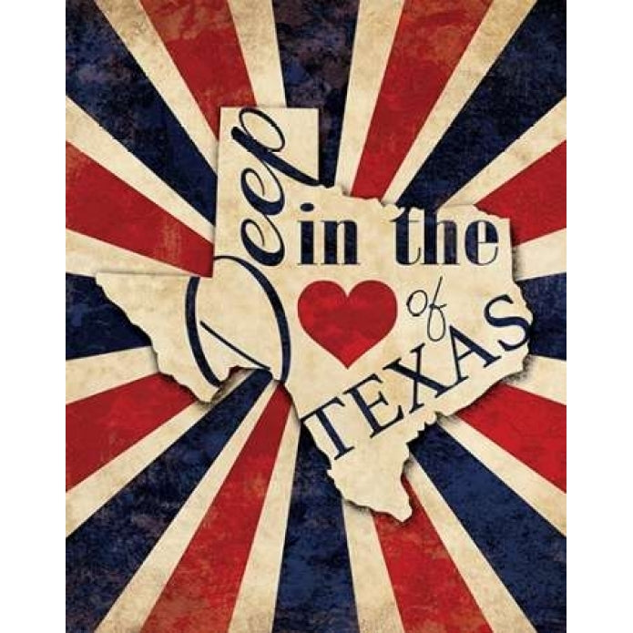 Heart of Texas Poster Print by N Harbick-VARPDXHRB222 Image 1