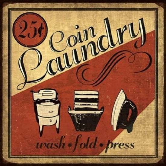 Coin Laundry Sq Poster Print by N Harbick-VARPDXHRB214 Image 2