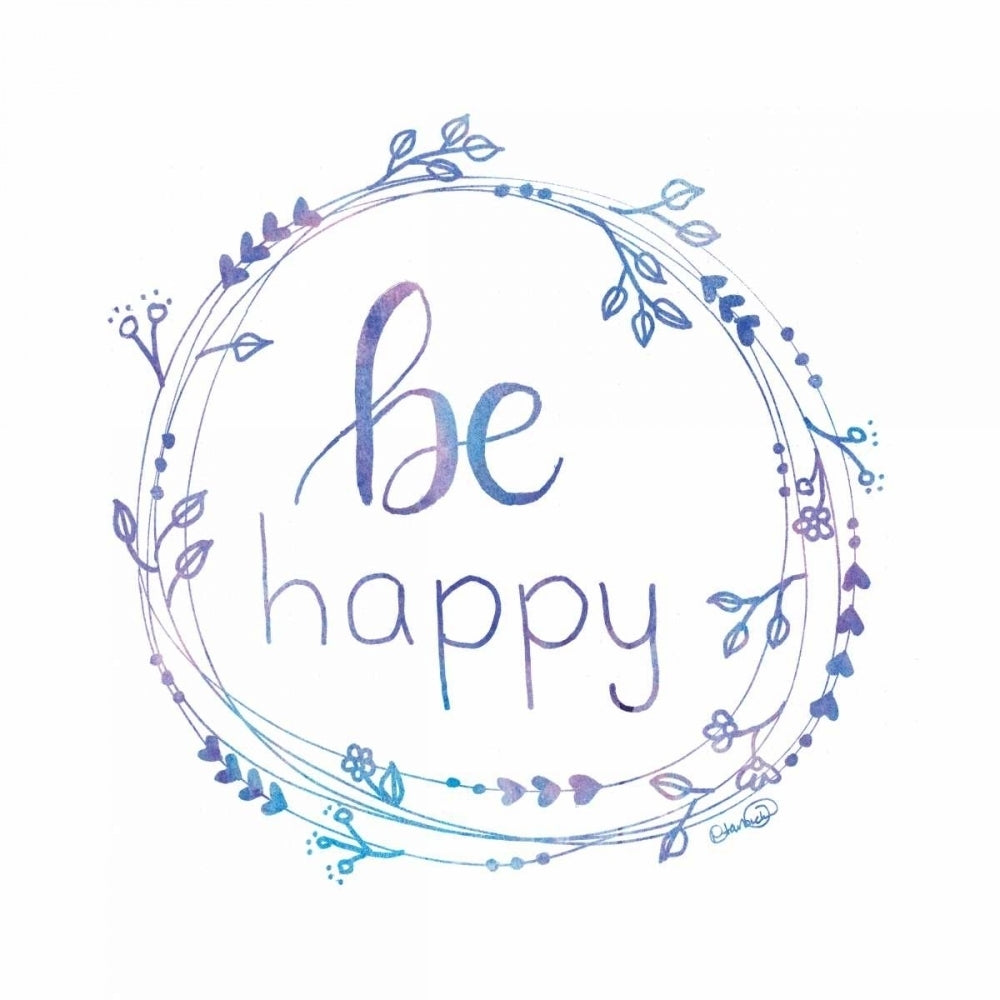 Be Happy Poster Print by N. Harbick-VARPDXHRB418 Image 2