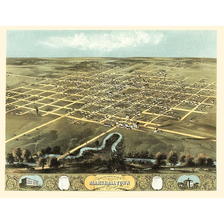 Marshalltown Iowa - Ruger 1868 Poster Print by Ruger Ruger-VARPDXIAMA0005 Image 1