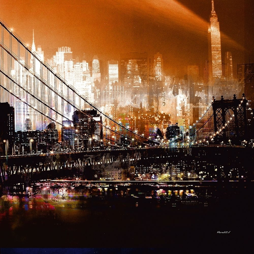 Brooklyn Bridge by Night by Mereditt.f-VARPDXIG3513 Image 1