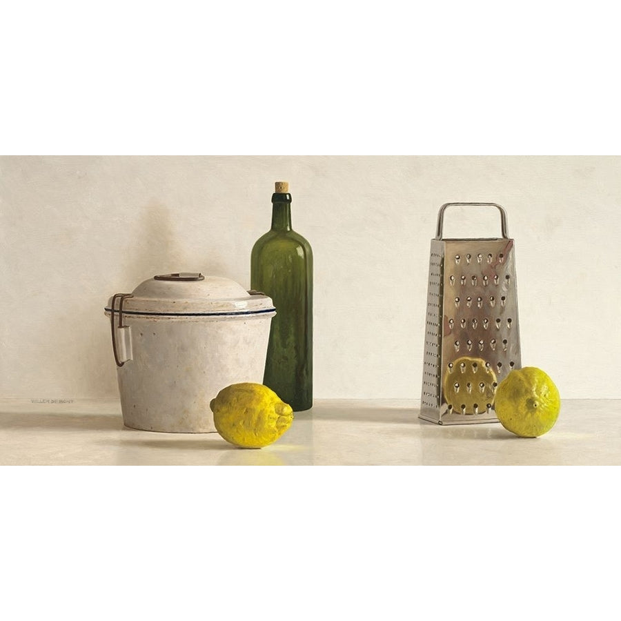 Two Lemons-Rasp-Bottle and Pot by Willem de Bont-VARPDXIG4567 Image 1