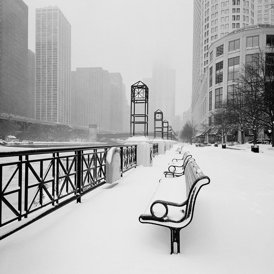 Chicago River Promenade in Winter by Dave Butcher-VARPDXIG5897 Image 1