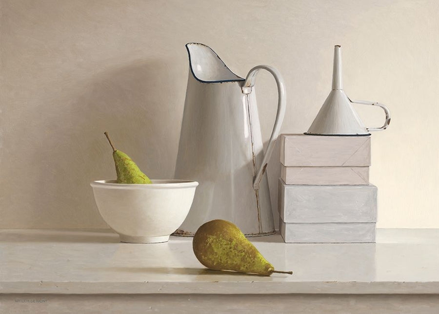 2 pears-2 boxes-jug-bowl and funnel by Willem de Bont-VARPDXIG7328 Image 1