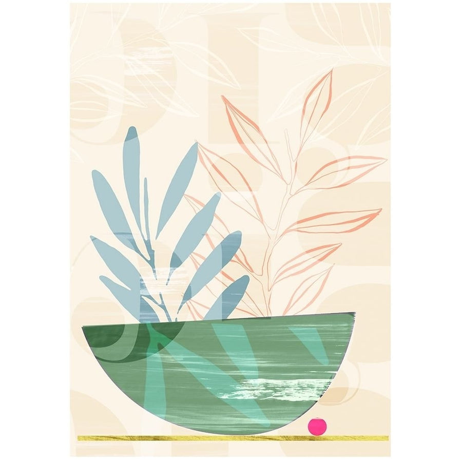 Shibori Bowl Green Poster Print by Aoibhne Hogan-VARPDXIH034A Image 1