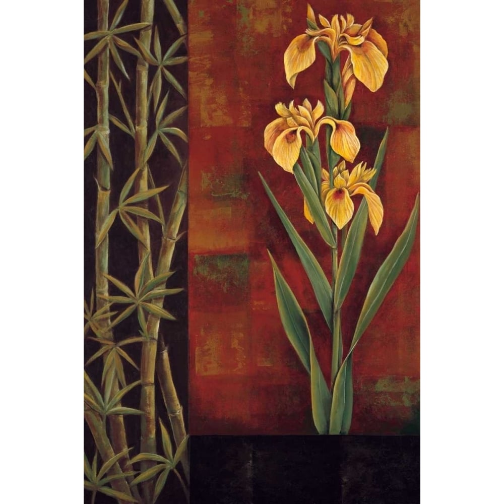 Yellow Iris Poster Print by Jill Deveraux-VARPDXILD4741 Image 1