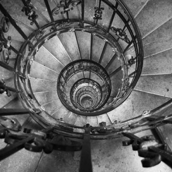 Spiral Staircase No. 2 Poster Print by PhotoINC Studio-VARPDXIN2552 Image 1