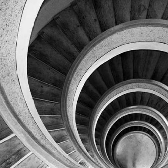 Spiral Staircase No. 6 Poster Print by PhotoINC Studio-VARPDXIN2556 Image 2