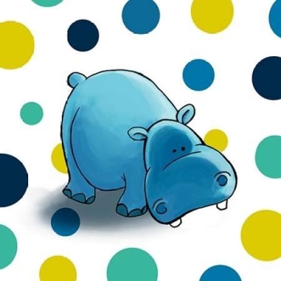 Hippo Poster Print by GraphINC-VARPDXIN30458 Image 1