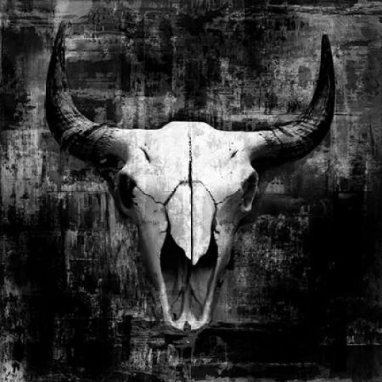 Black Cowskull Poster Print by GraphINC-VARPDXIN314801 Image 2