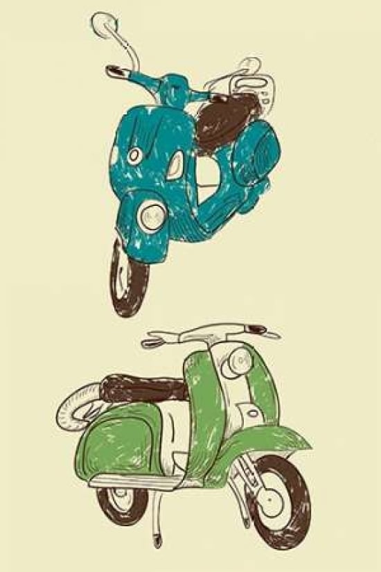 Scooter I Poster Print by GraphINC-VARPDXIN318941 Image 1