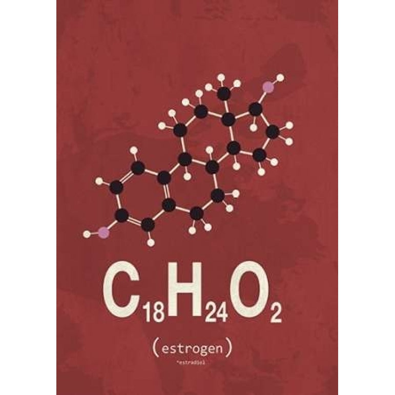 Molecule Estrogene Poster Print by TypeLike-VARPDXIN3189319 Image 2