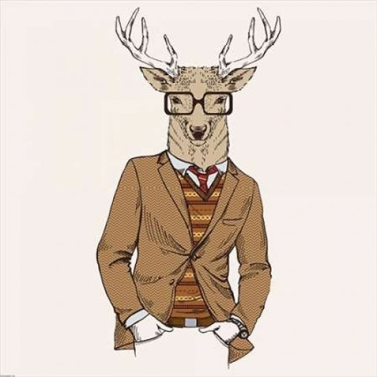 Deer-man 1 Poster Print by GraphINC-VARPDXIN32135 Image 1